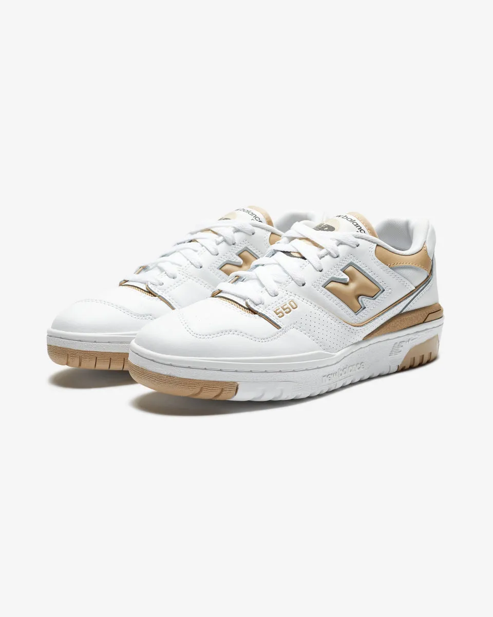 NEW BALANCE WOMEN'S 550 - WHITE/ INCENSE