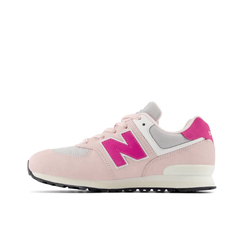 New Balance Youth Girls 574 Running Shoe - GC574KGG (Wide)