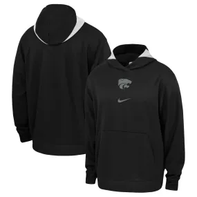 Nike Kansas State Wildcats Black Basketball Spotlight Performance Pullover Hoodie