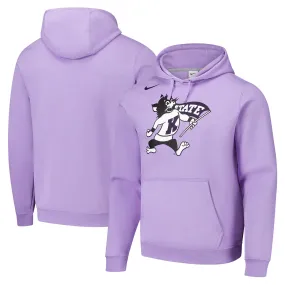 Nike Kansas State Wildcats Lavender Local Club Fleece Pullover Hoodie