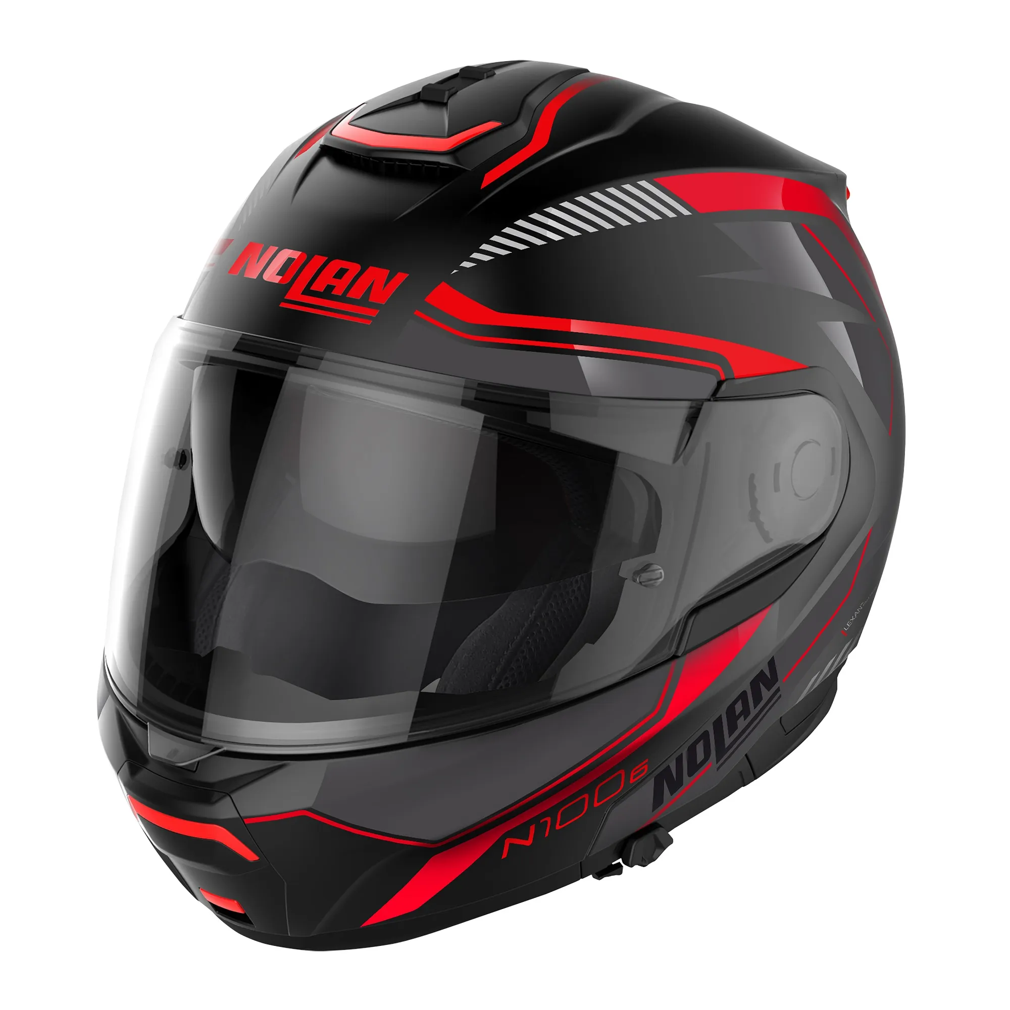 Nolan N100-6 Surveyor Helmet - Black/Red