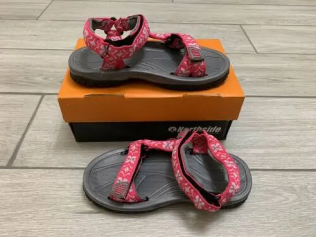 Northside sandals seaview sport fuchsia gray size 12 toddler