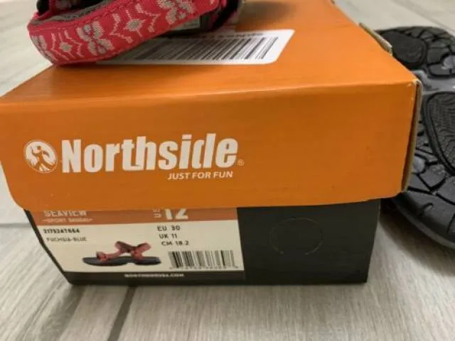 Northside sandals seaview sport fuchsia gray size 12 toddler