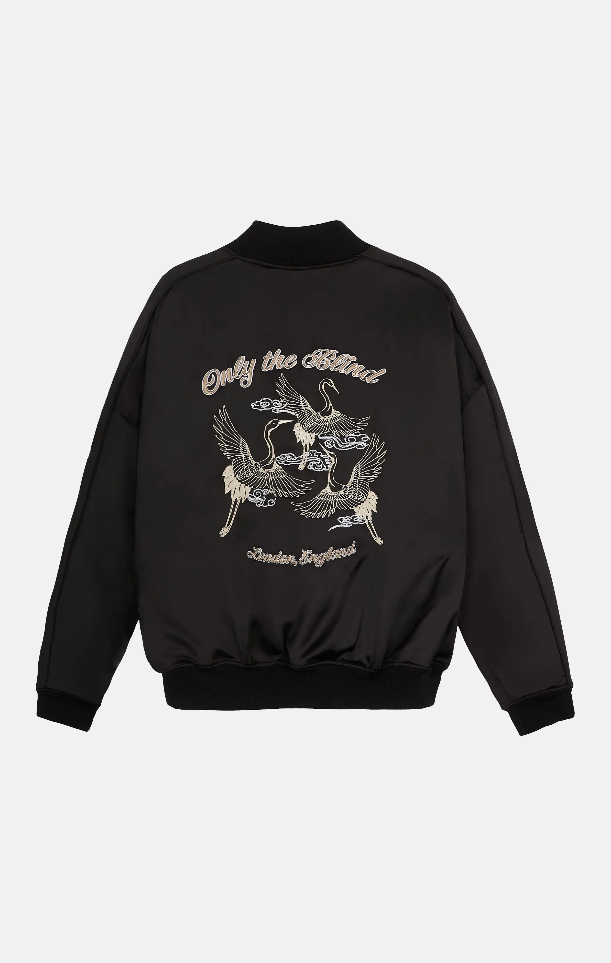 ONLY THE BLIND - Black Dawn Crane Bomber