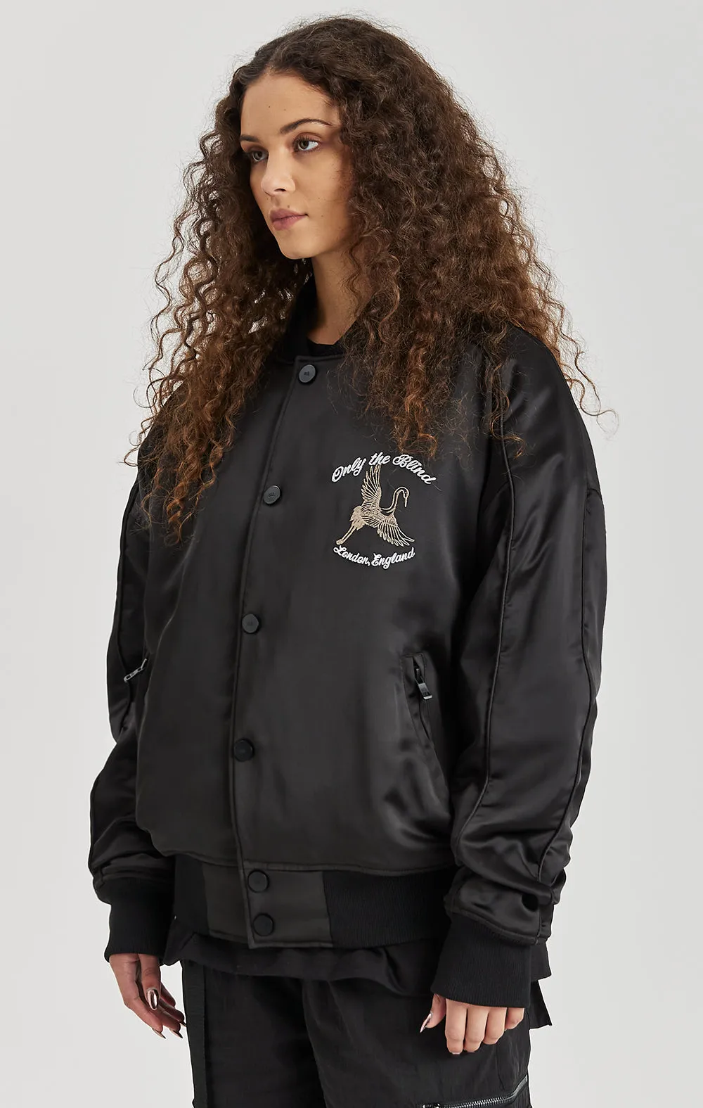 ONLY THE BLIND - Black Dawn Crane Bomber