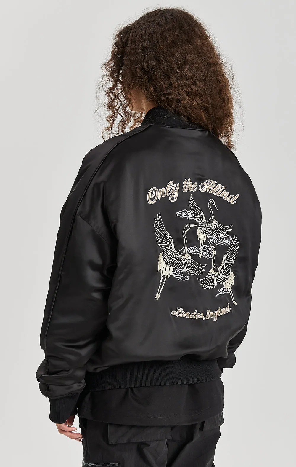 ONLY THE BLIND - Black Dawn Crane Bomber