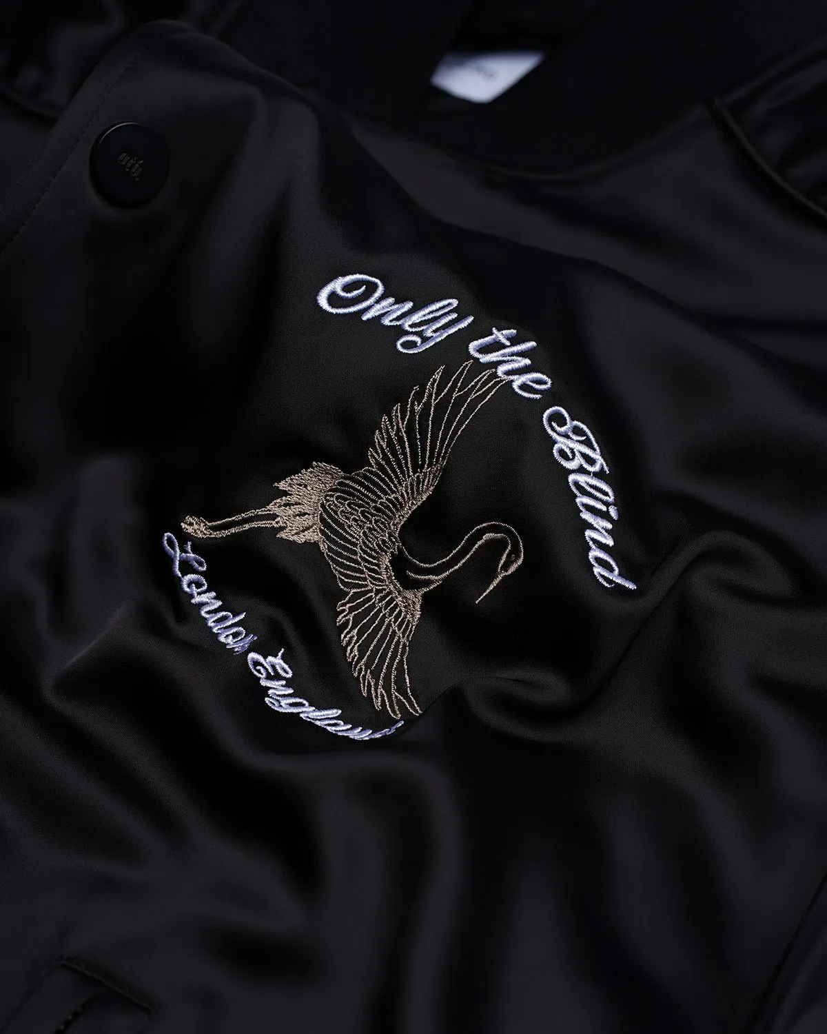 ONLY THE BLIND - Black Dawn Crane Bomber