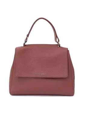 Orciani Sveva Medium Amarena Leather Bag