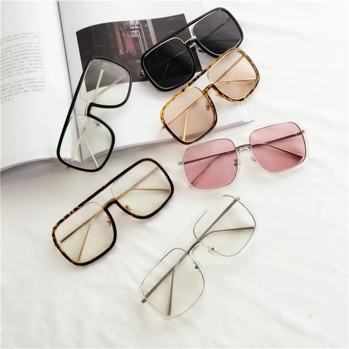 Oversized Square Sunglasses Women Retro Sunglasses