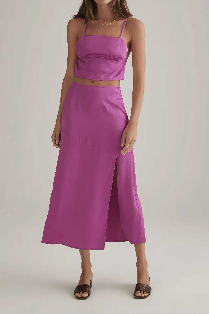 OWNLEY Peony Skirt Berry