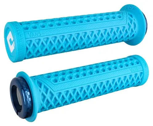 Pair of Odi Vans V2.1 Grips 135 mm Blue