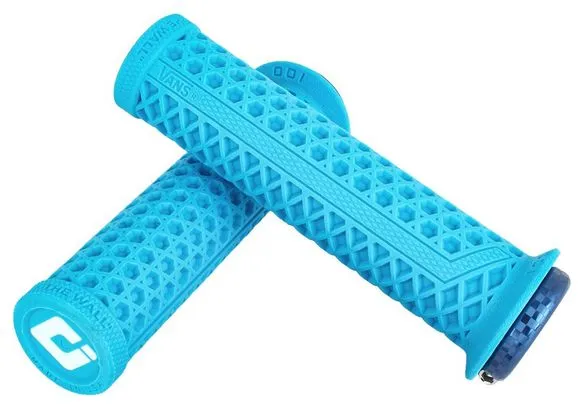 Pair of Odi Vans V2.1 Grips 135 mm Blue