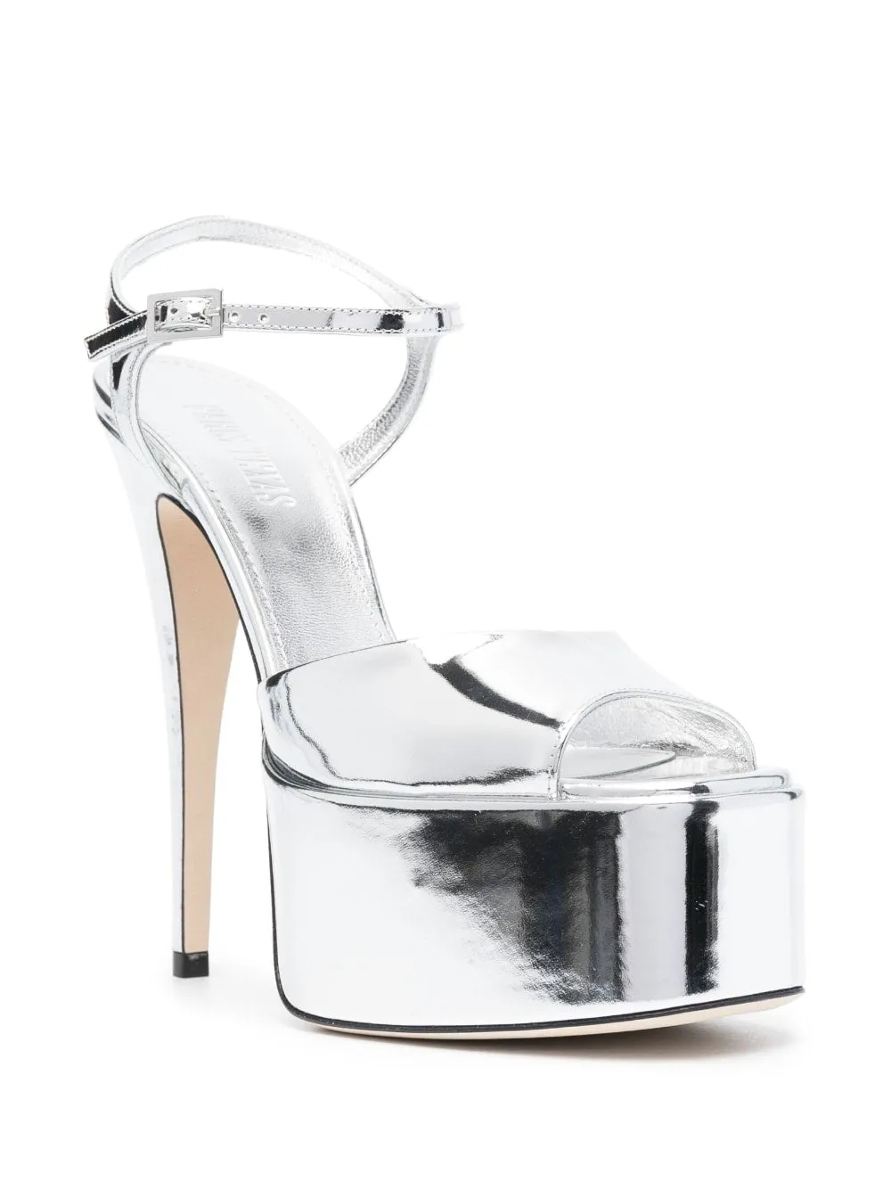 Paris Texas    Paris Texas Pamela Mirror Leather Platform Sandals