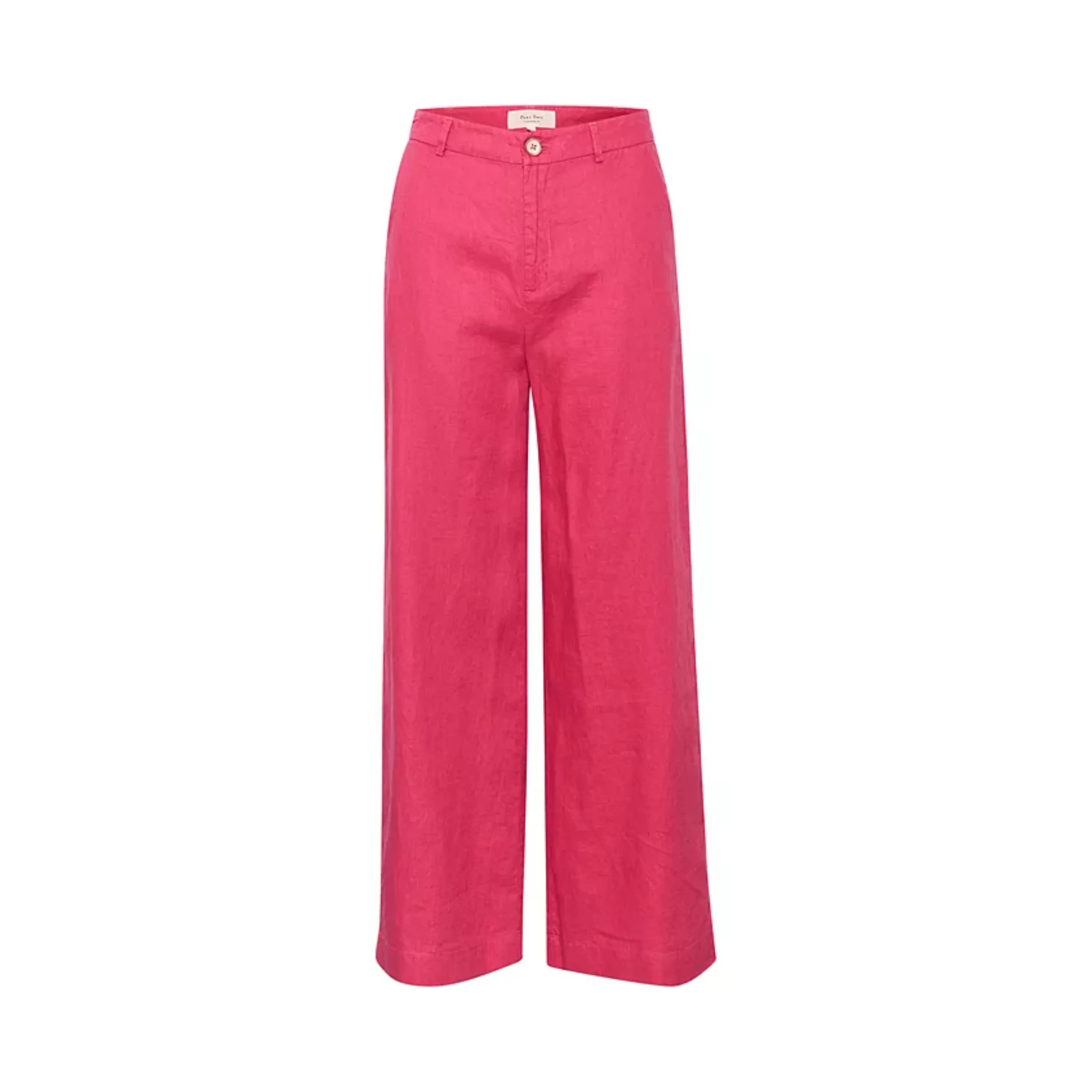 Part Two Ninnes Linen Trousers In Claret Red 7724