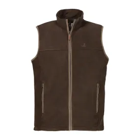 Percussion Scotland Fleece Vest with PU Accents