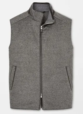 Peter Millar Crown Fleece Darien Vest- Smoke 