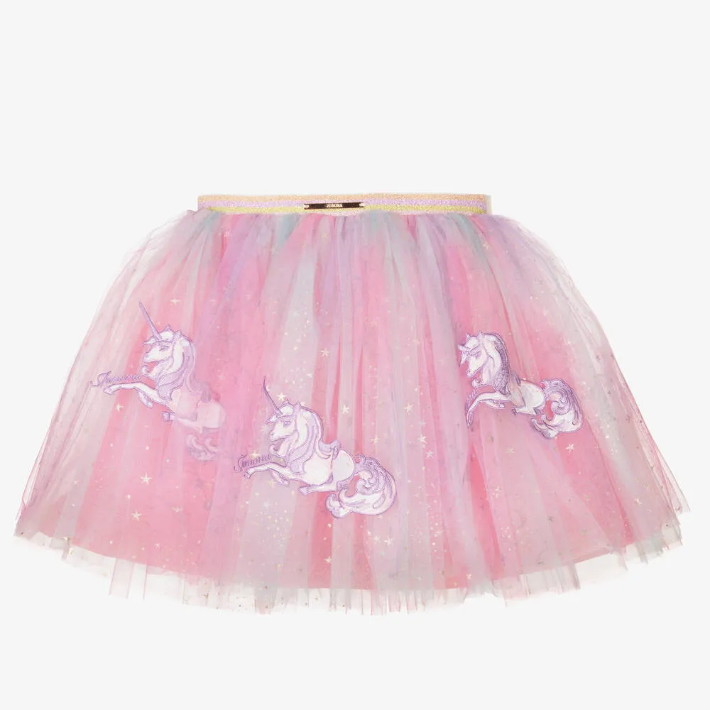 Pink Tulle Unicorn Skirt