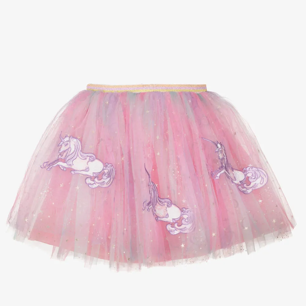 Pink Tulle Unicorn Skirt