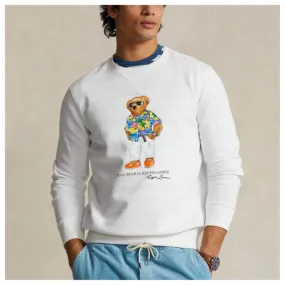 Polo Ralph Lauren Men's Polo Bear Beach Club Sweatshirt | White - 625567