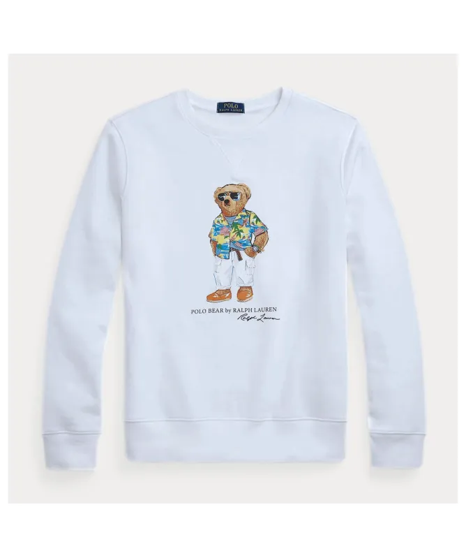 Polo Ralph Lauren Men's Polo Bear Beach Club Sweatshirt | White - 625567