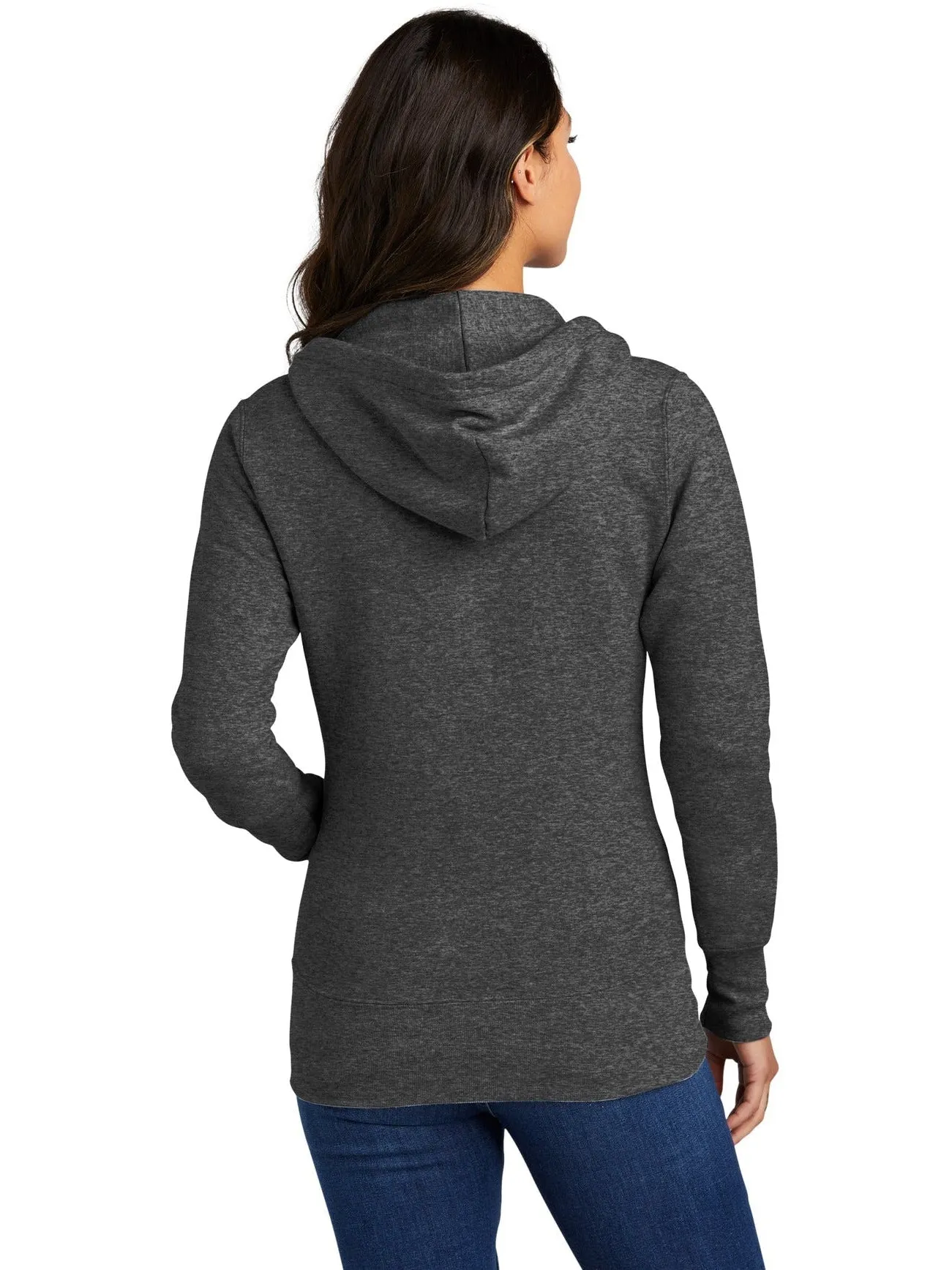 Port & Company Ladies Core Fleece Full-Zip Hooded Sweatshirt