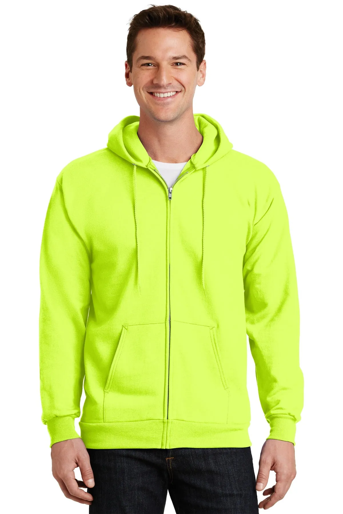 Port & Company -  Men's Essential Fleece Full-Zip Hooded Sweatshirt