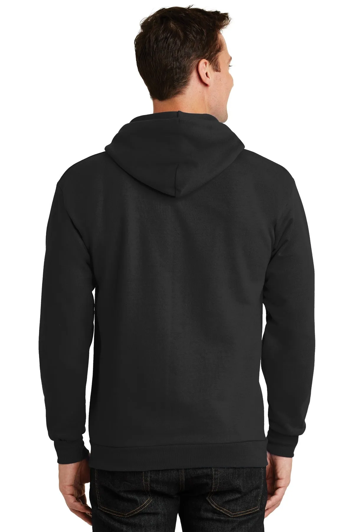 Port & Company -  Men's Essential Fleece Full-Zip Hooded Sweatshirt