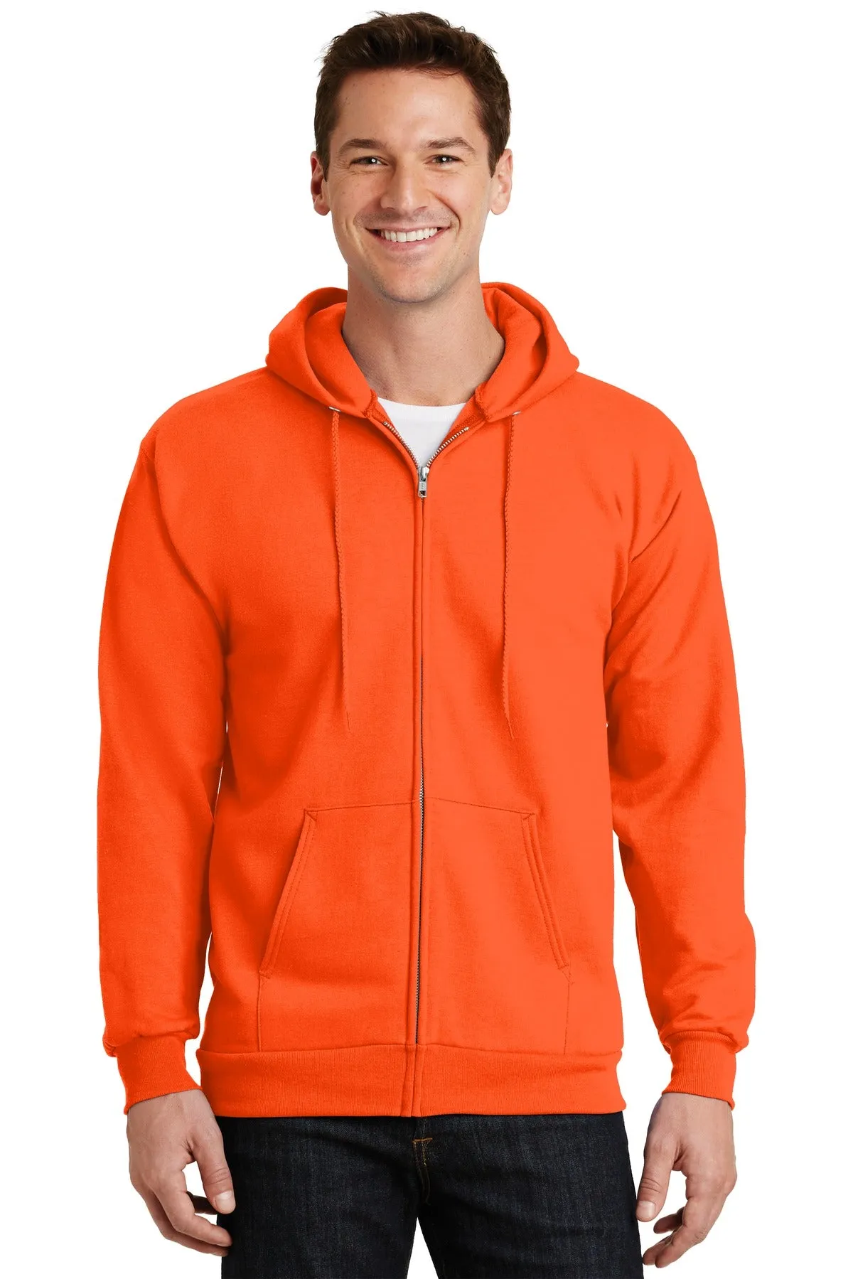 Port & Company -  Men's Essential Fleece Full-Zip Hooded Sweatshirt