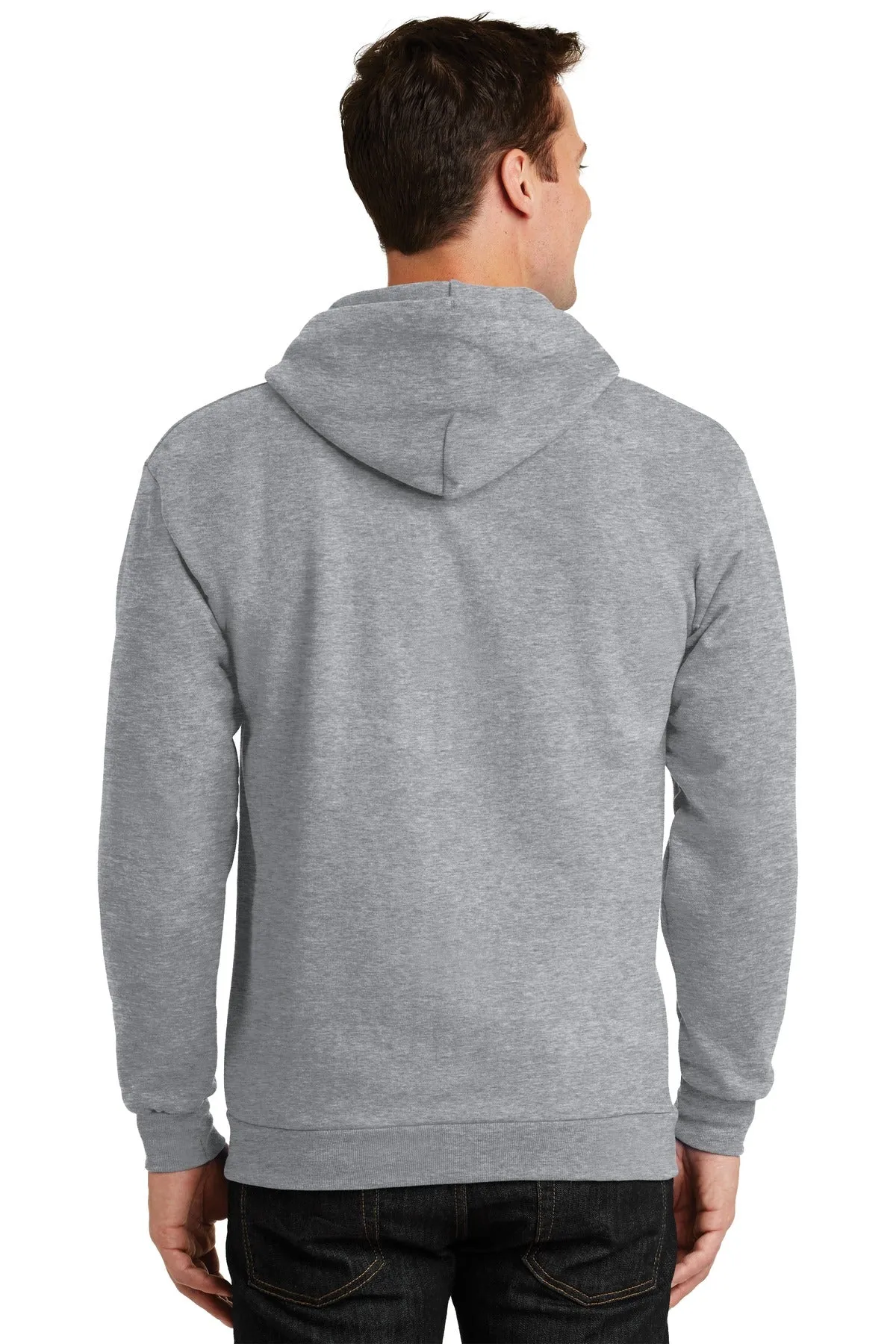 Port & Company -  Men's Essential Fleece Full-Zip Hooded Sweatshirt