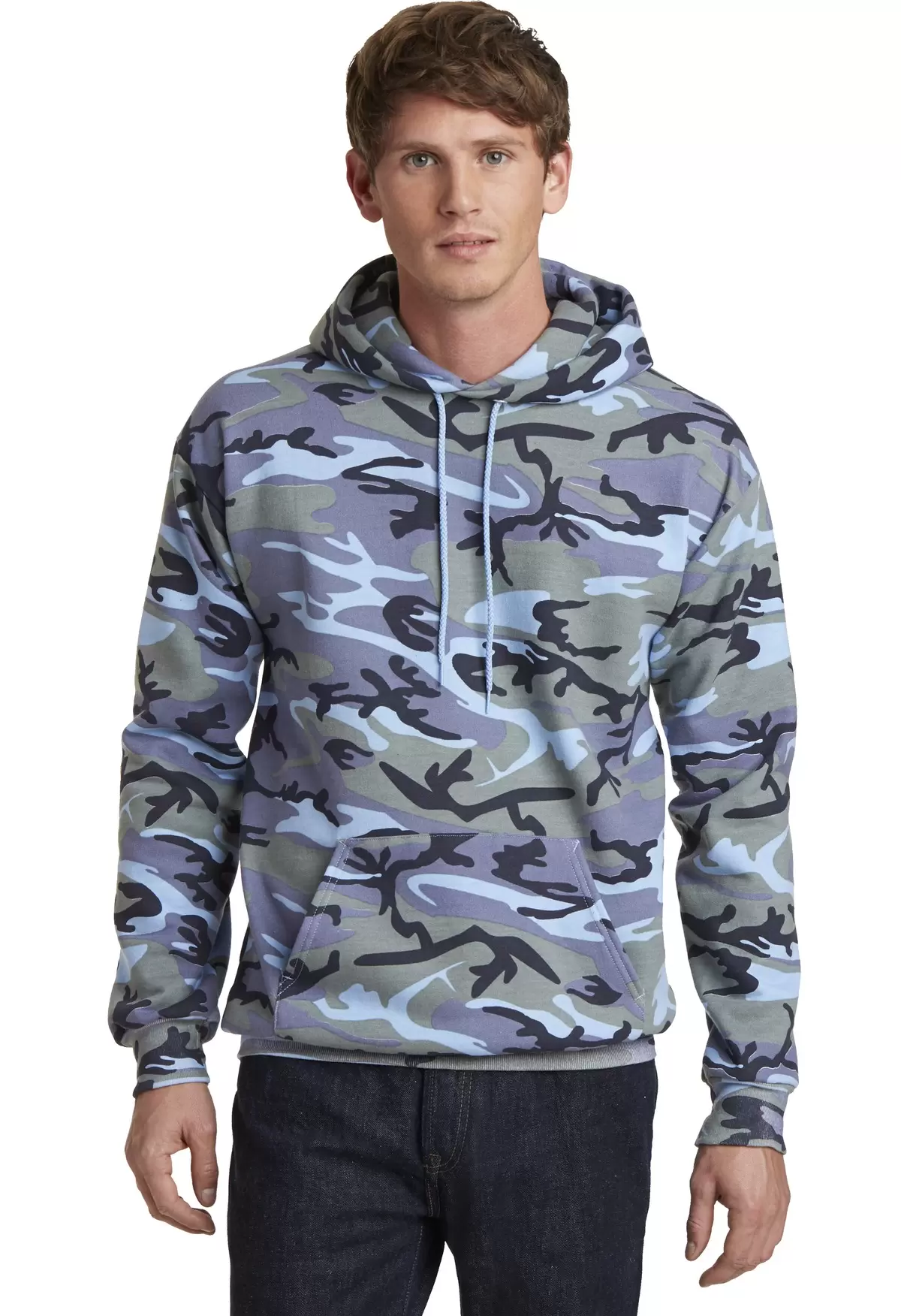 Port & Company PC78HC Core Fleece Camo Pullover Hooded Sweatshirt SKU: PC78HC