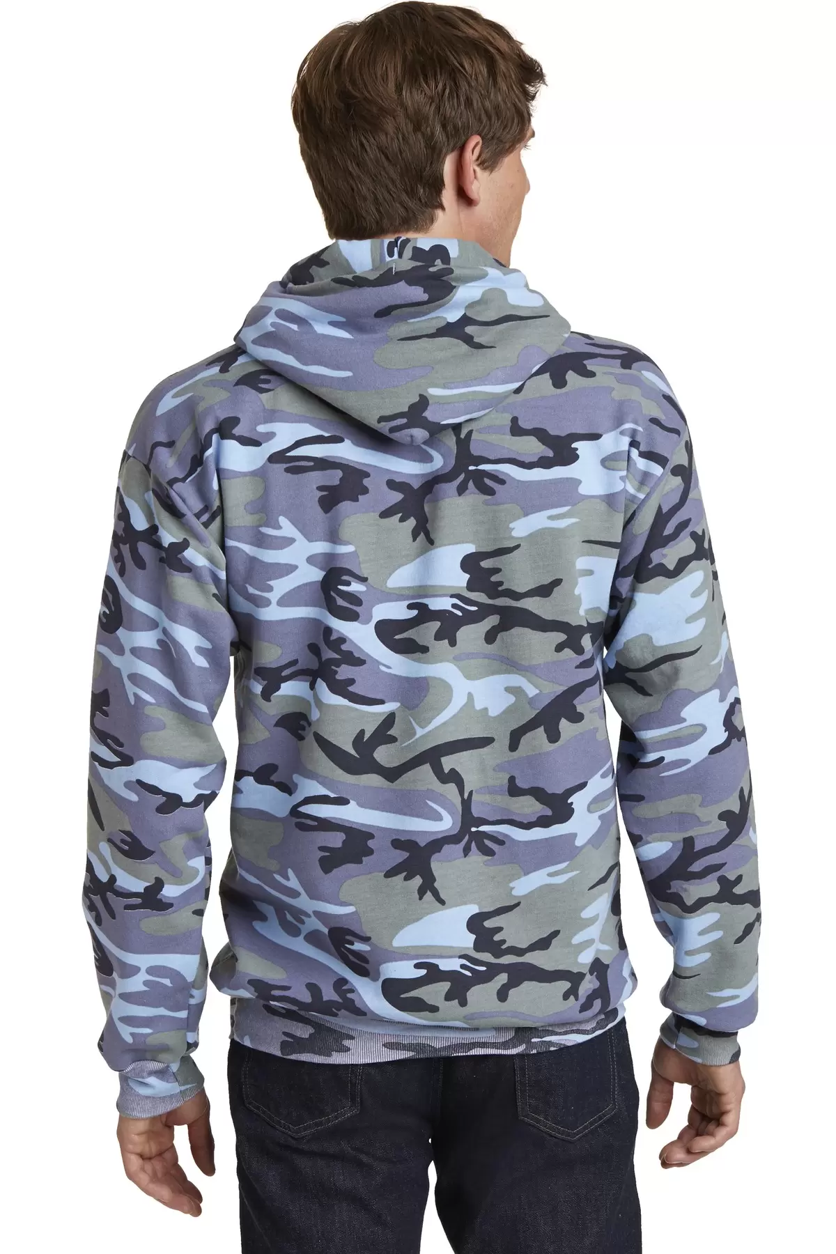 Port & Company PC78HC Core Fleece Camo Pullover Hooded Sweatshirt SKU: PC78HC