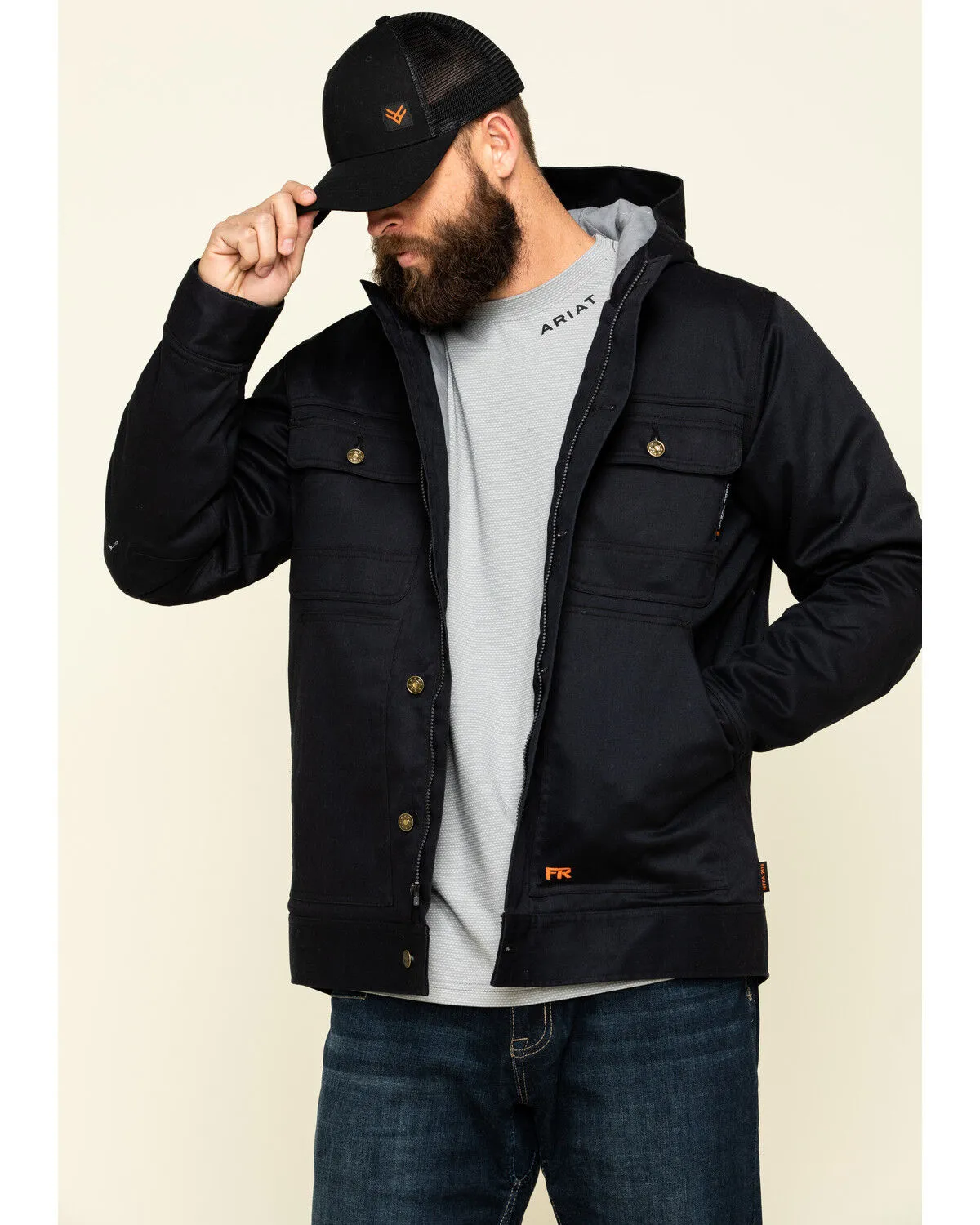 Product Name:  Cody James Men's FR Hooded Duck Work Jacket - Tall