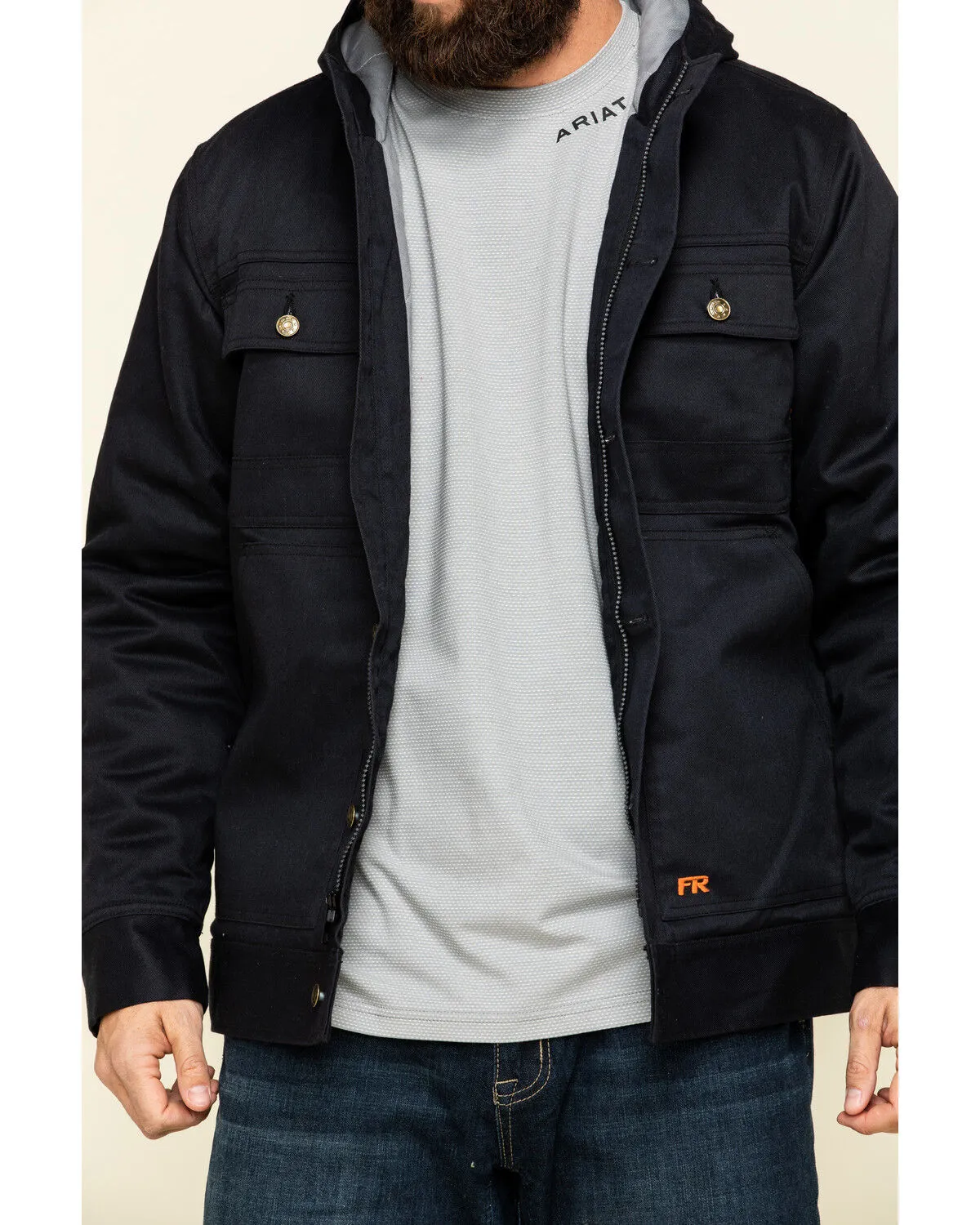 Product Name:  Cody James Men's FR Hooded Duck Work Jacket - Tall