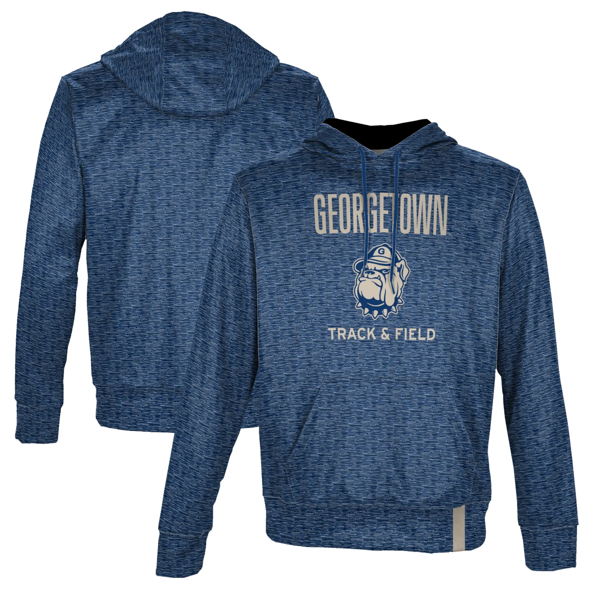 ProSphere Georgetown Hoyas Navy Track & Field Name Drop Pullover Hoodie