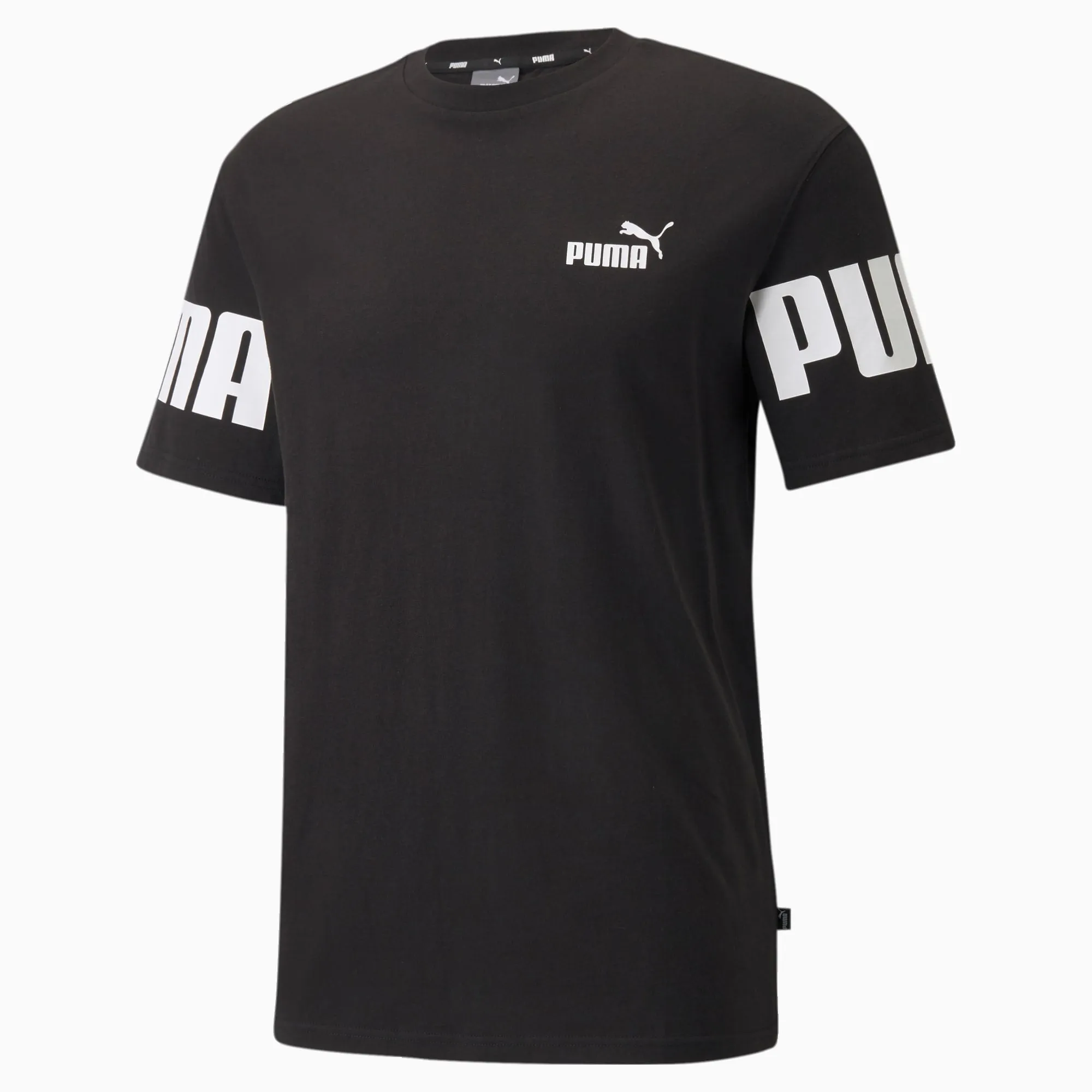 Puma POWER COLORBLOCK TEE US -Men’s- BLACK