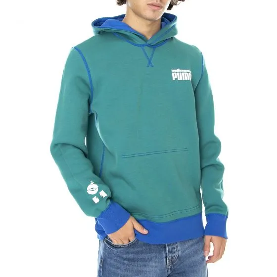 Puma Puma x TH Reverse Olympian Blue Hoodied Sweatshirt 