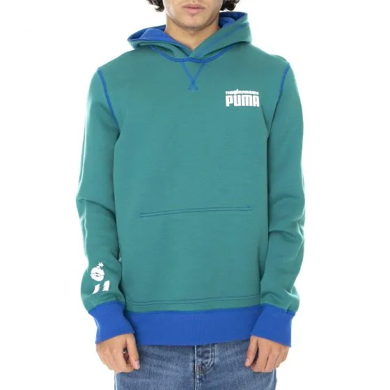 Puma Puma x TH Reverse Olympian Blue Hoodied Sweatshirt 