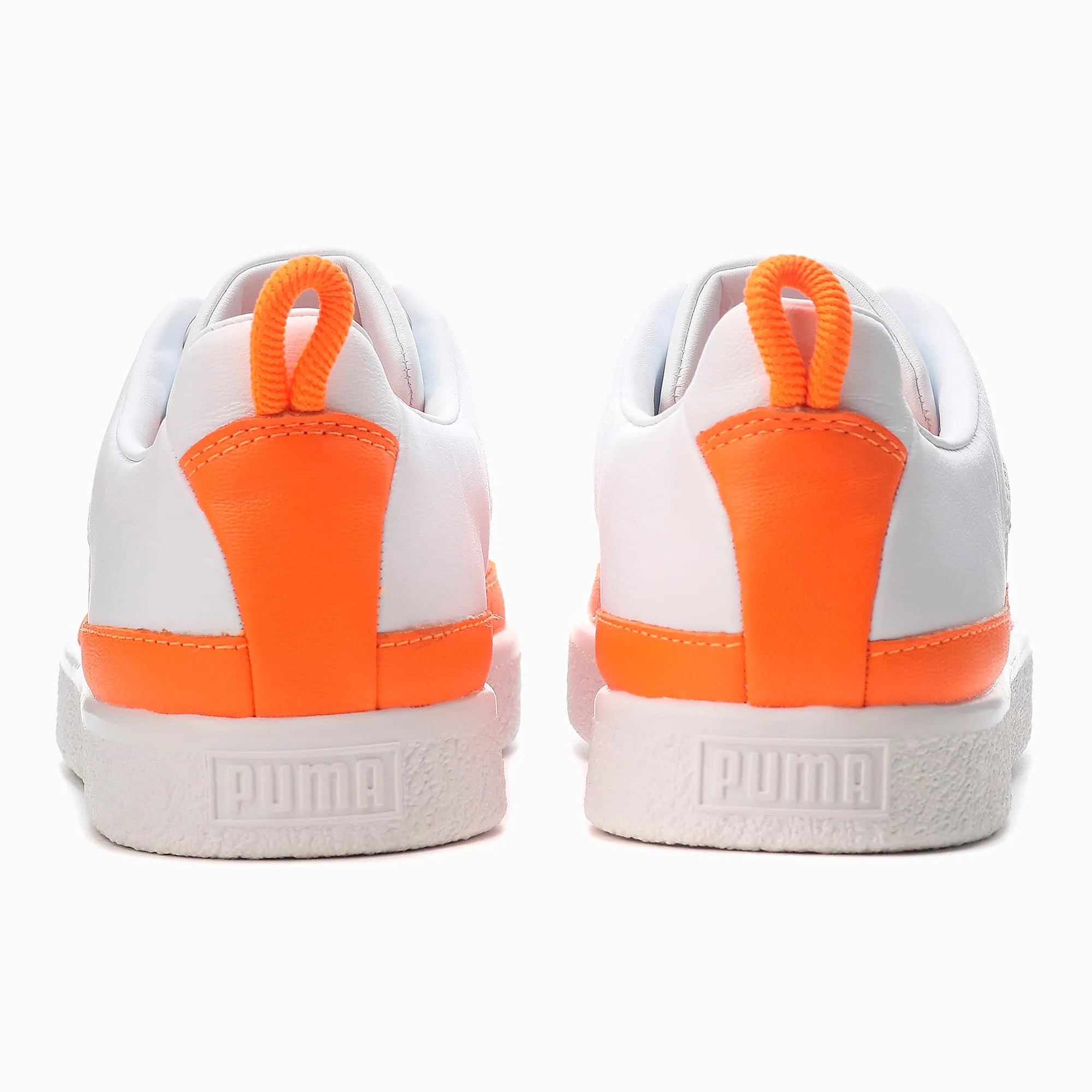 PUMA x PRONOUNCE Basket Vintage Sneakers - PUMA WHITE-VIBRANT ORANGE