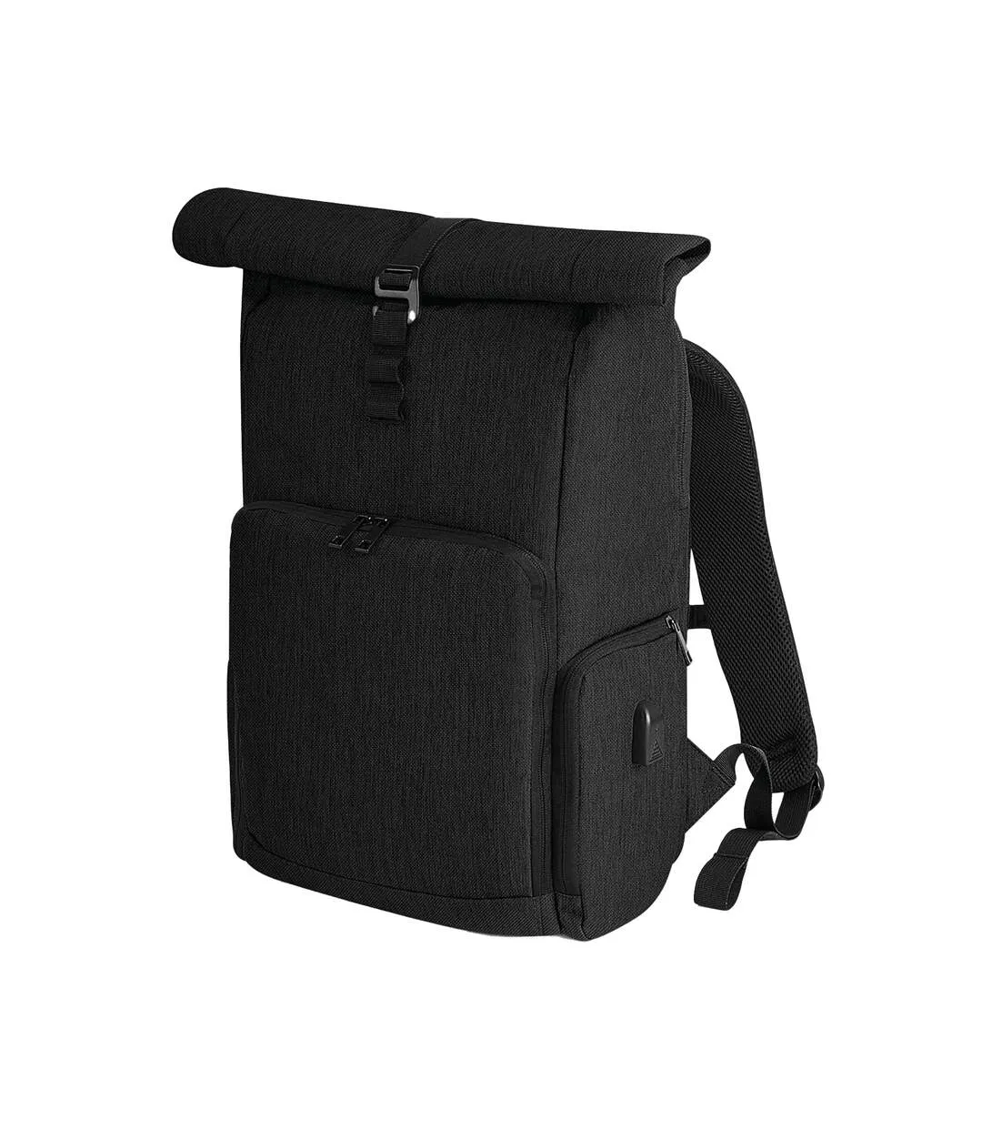 Q-tech charge roll up backpack one size black Quadra