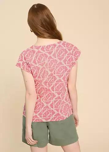 Rae Pink Organic Cotton Vest by White Stuff | Look Again