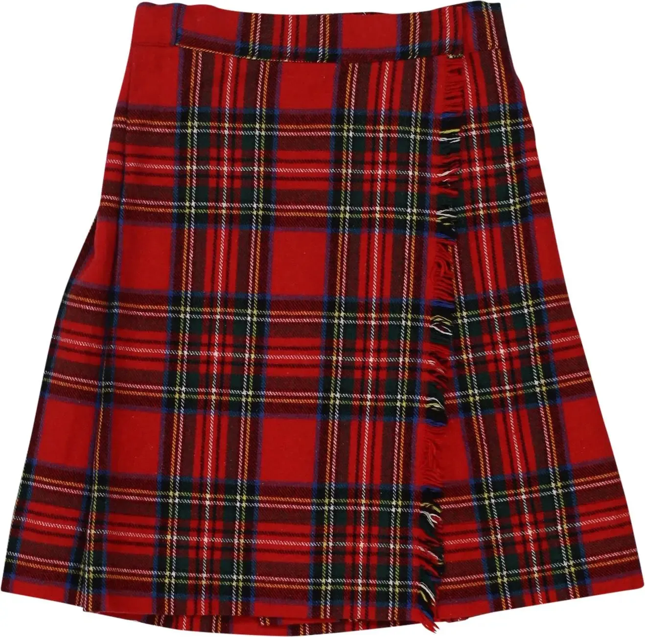 Red Checked Skirt | ThriftTale