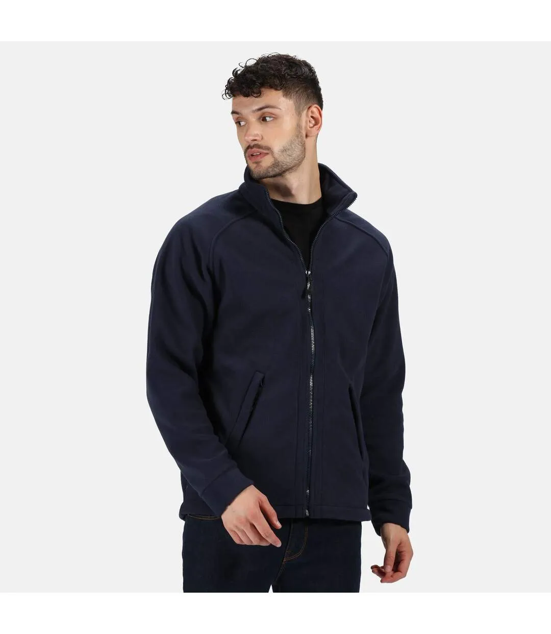 Regatta Great Outdoors Unisex Sigma Symmetry Heavyweight Anti-Pill Fleece Zip Up Jacket (380 GSM) (Dark Navy) - UTRG1843