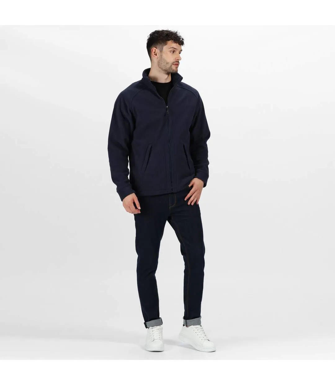 Regatta Great Outdoors Unisex Sigma Symmetry Heavyweight Anti-Pill Fleece Zip Up Jacket (380 GSM) (Dark Navy) - UTRG1843