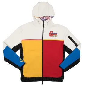 RX-78-2 Contrast Zip Hoodie