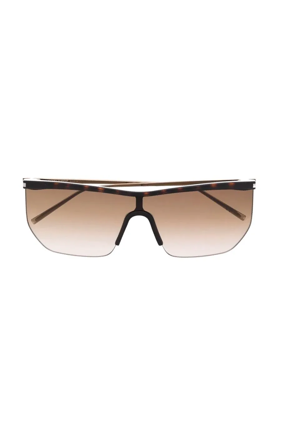 Saint Laurent Mask Sunglasses - Havana