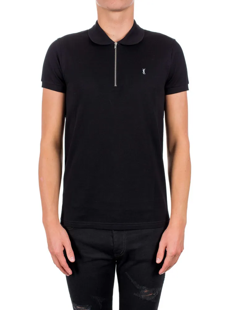 Saint Laurent Zipped Polo | Credomen