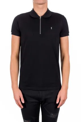 Saint Laurent Zipped Polo | Credomen