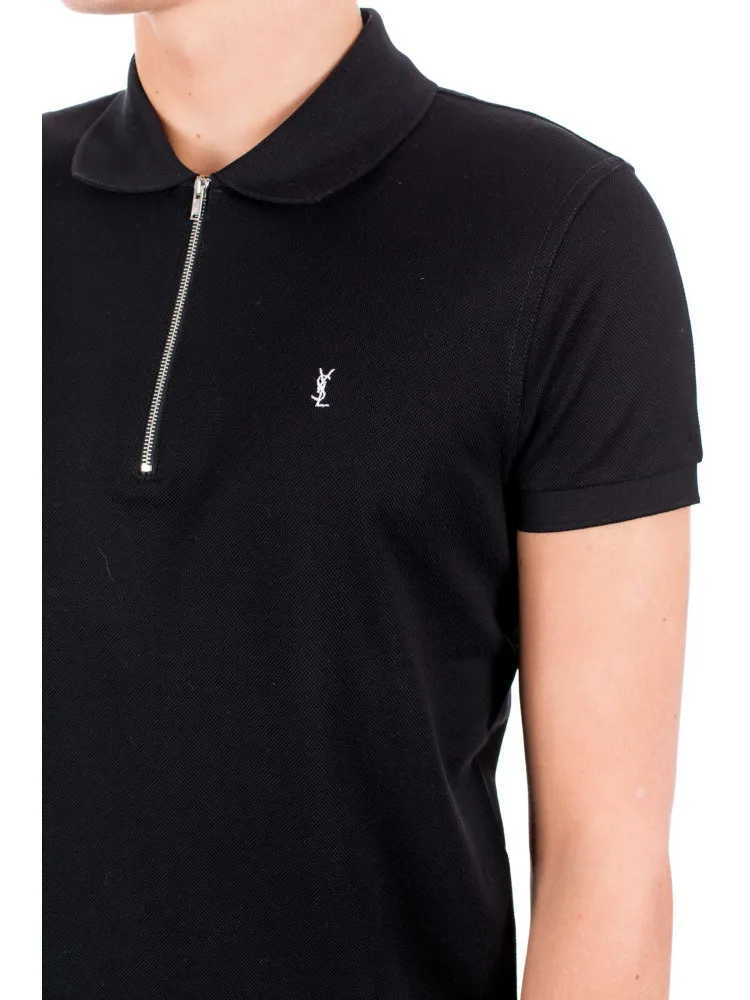 Saint Laurent Zipped Polo | Credomen