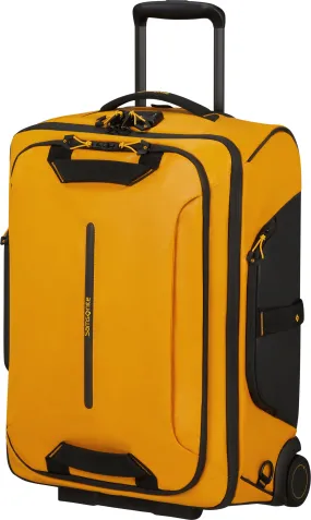 Samsonite Ecodiver Duffle with wheels 55cm backpack Yellow | Buy Samsonite Ecodiver Duffle with wheels 55cm backpack Yellow here