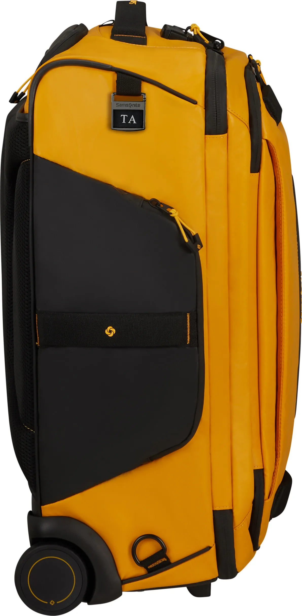 Samsonite Ecodiver Duffle with wheels 55cm backpack Yellow | Buy Samsonite Ecodiver Duffle with wheels 55cm backpack Yellow here